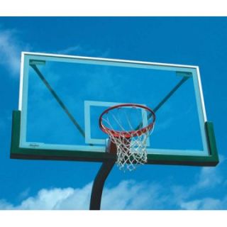 Jaypro Heavy Duty Basketball System   72 Inch Glass   In Ground Hoops