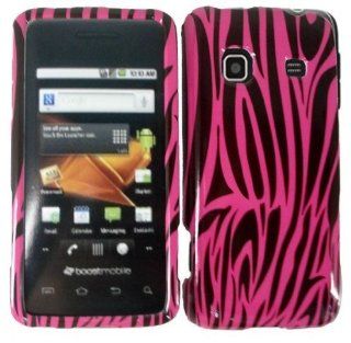 Pink Zebra Hard Case Cover for Samsung Galaxy Precedent M828C Cell Phones & Accessories
