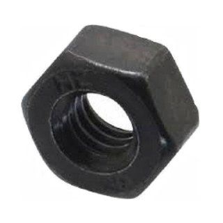 Steel Hex Nut, Plain Finish, Class 8, DIN 934, Metric, M8 1.25 Thread Size, 13 mm Width Across Flats, 6.5 mm Thick (Pack of 100)