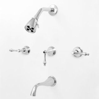 Sigma 1.201733.28 Satin Copper 200 Montreal 3 Vlv Tub/Shwr Set   Bathtub And Showerhead Faucet Systems  