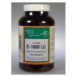 American Dietary Labs   Vitamin E 1000 IU 100 gels Health & Personal Care