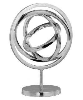Aluminum Spinning Armillary Sphere   12W x 16H in.   Sculptures & Figurines