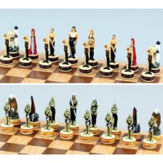 Zombie Slayers Chessmen   Chess Pieces