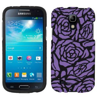 Samsung Galaxy S4 Mini Splash Rose on Black Phone Case Cover Cell Phones & Accessories