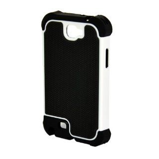 Dual Layer Rugged Hybrid Hard Case Cover For Samsung Galaxy N7100 White Electronics