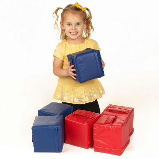 Foamnasium Baby Blocks Soft Play   Red/Blue   Soft Play Equipment