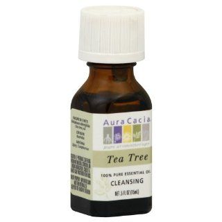 Aura Cacia Pure Botanical Essence, Tea Tree 0.5 oz  Scented Oils  Beauty