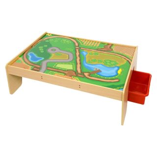 Bigjigs Toys Train Table with Drawers   Activity Tables