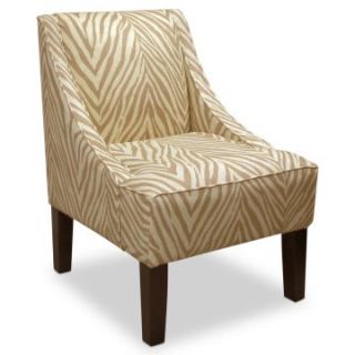 Sudan Camel Swoop Arm Chair   Accent Chairs