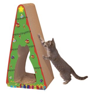 Christmas Tree Scratch n Shape   Cat Scratching Posts