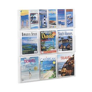 12 Pocket Wall Magazine/Pamphlet Rack   Commercial Magazine Racks