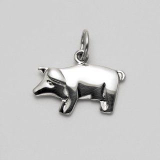 Sterling Silver Pig Pendant Jewelry