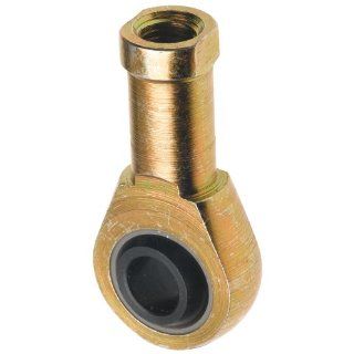 Steel Rod End w/o Studs, 5/16" 24 Thread x 1.812" Overall Length (Pack of 1) Rigid Couplings
