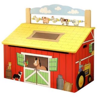 Fantasy Fields Happy Farm Toy Box   Toy Storage