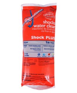 Aqua Chem Shock Plus Water Clarifier   1 lbs   Swimming Pools & Supplies