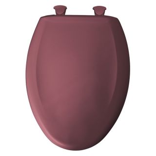Bemis B1200SLOWT343 Elongated Closed Front Slow Close Lift Off Toilet Seat in Raspberry   Toilet Seats