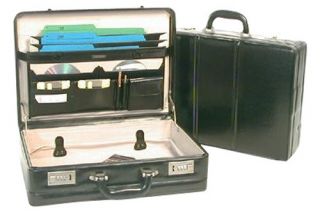 Bond Street Ltd Large Leather 5   6 in. Expander Attache   Briefcases & Attaches