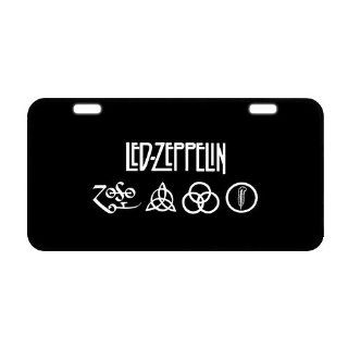 Led Zeppelin Metal License Plate Frame LP 836 Sports & Outdoors