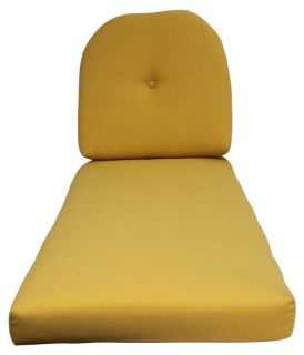 Fiberbuilt Paradise Sunbrella Wicker Chaise Seat and Back Cushion   Outdoor Cushions