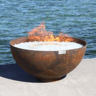 John T. Unger Big Bowl O Zen 37 in. Sculptural Firebowl   Fire Pits