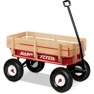 Radio Flyer All Terrain Steel & Wood Kids Wagon   Kids Wagons