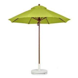 Frankford 11 ft. Fiberglass Market Umbrella with Wood Grain Pole   Patio Umbrellas