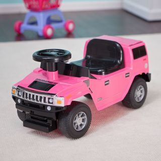 Kid Motorz Hummer H2 Foot to Floor Riding Push Toy   Pink