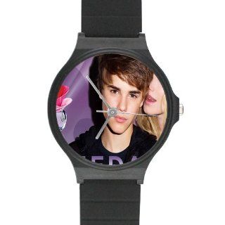 Custom Justin Bieber Watches Black Plastic High Quality Watch WXW 839 Watches