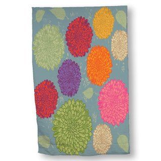 Uneekee Dahlias Patterned Decorative Hand Towel 15.5" x 24.5"  
