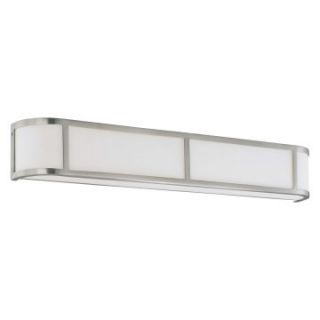 Nuvo Odeon 60/3804 4 Light Wall Sconce   32W in.   Brushed Nickel   ENERGY STAR   Wall Lighting