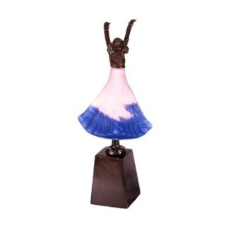 Dale Tiffany Egyptian Dancer Blue Accent Lamp   Table Lamps