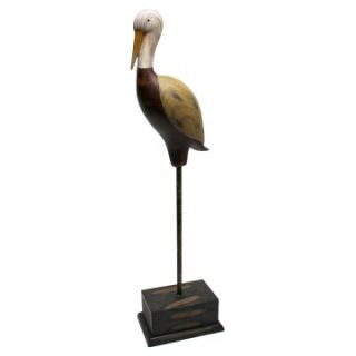 Vita V Home Shore Bird   White Crane with Base   Sculptures & Figurines