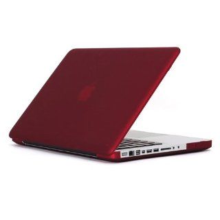 Speck See Thru Satin Case for 13 Inch MacBook Pro Unibody SD Card Slot Compatible (MB13AU SAT RED D) Electronics