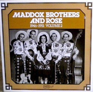 MADDOX BROTHERS & ROSE   1946 1951, vol. 2 ARHOOLIE 5017 (LP vinyl record) Music