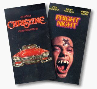 Fright Night & Christine [VHS] Keith Gordon, Chris Sarandon Movies & TV
