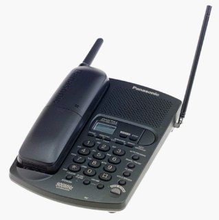 Panasonic KXTC1520 900 MHz Cordless Phone with Answering Device (Black)  Cordless Telephones  Electronics