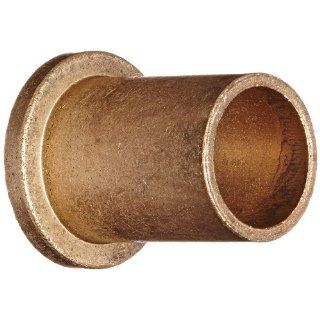 Bunting Bearings EF101218 5/8" Bore x 3/4" OD x 1 1/8" Length 1" Flange OD x 1/8" Flange Thickness Powdered Metal SAE 841 Flanged Bearings Flanged Sleeve Bearings
