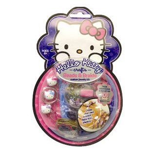 Hello Kitty Crafts Beads and Braids Custom Jewelry Kit Toys & Games