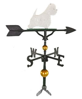Deluxe Color West highland White Terrier Weathervane   32 in.   Weathervanes