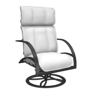 Homecrest Bellaire High Back Swivel Rocker Chat Chair   Outdoor Lounge Chairs