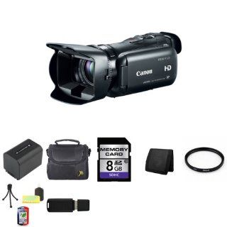 Canon 32GB VIXIA HF G20 Full HD Camcorder HFG20 8063B002 + 58mm UV Filter + Extra BP 819 Battery + 8GB SDHC Class 10 Memory Card + Carrying Case + Memory Wallet + Table Top Tripod, Lens Cleaning Kit, LCD Protector + USB SDHC Reader  Vehicle Audio Video Po