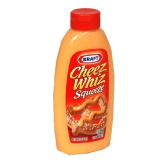 Cheez Whiz Squeeze, 15 Ounce Tubes (Pack of 12)  Processed Cheese Spreads  Grocery & Gourmet Food