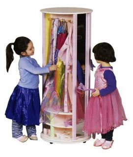 Guidecraft Dress Up Carousel   Toy Storage