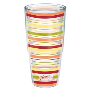 Tervis Fiesta Tumbler Sunny Stripes 24 oz.   Set of 4   Outdoor Drinkware