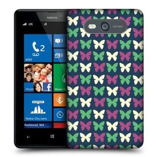 Head Case Designs Butterfly Pattern Bugged Life Design Back Case For Nokia Lumia 820 Cell Phones & Accessories