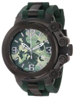 Invicta Men's 11672 Coalition Force Chronograph Green Camouflage Dial Dark Green Polyurethane Watch Invicta Watches