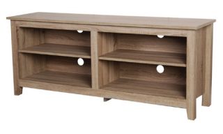 Walker Edison 58 in. Urban Wood TV Stand   Ash Grey   TV Stands