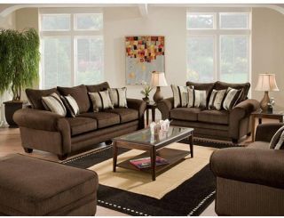American Furniture Master Piece Sofa Set   Godiva Chocolate   Sofa Sets