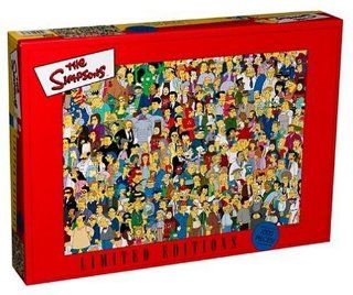 The Simpson's Limited Editions 1000pc Puzzle A Montage of Charaters Toys & Games