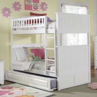 Nantucket Full over Full Bunk Bed   Trundle Beds